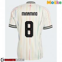 Moške Nogometnih dresov Japonska Takumi Minamino #8 Gostujoči SP 2026 Kratki rokavi